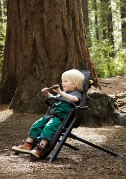 &Chill Campingstuhl Gestell dunkelgrau / schwarz