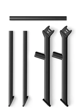 &Chill Campingstuhl Gestell dunkelgrau / schwarz