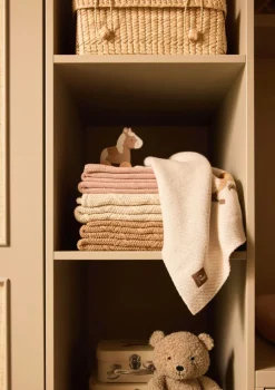 Decke Wiege 'Cosy Knit' Wild Rose 00 x 75 cm