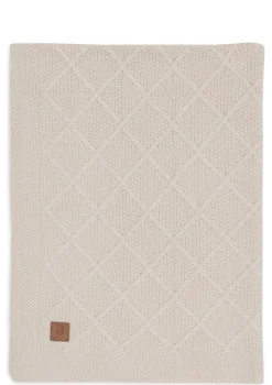 Decke 'Check Knit' Oatmeal 150 x 100 cm