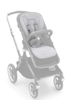 Doppel-Komfort Sitzauflage Nebelgrau