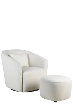 Drehsessel 'Gomi Swivel & Gliding' Mohair Beige