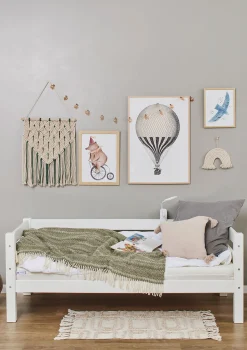 ECO Luxury' Einzelbett weiß 160 x 70 cm