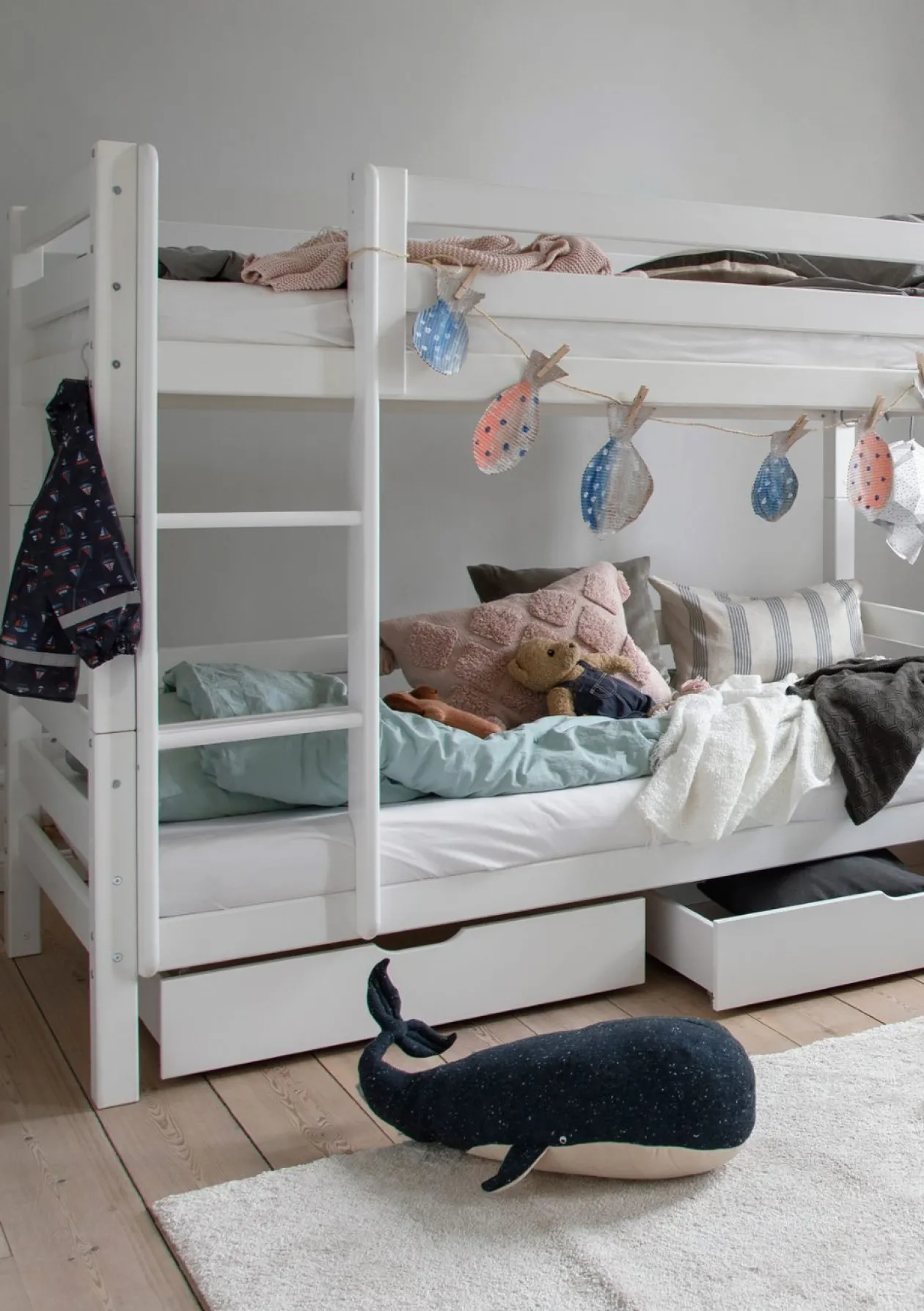 ECO Luxury' Etagenbett weiß 200 x 90 cm