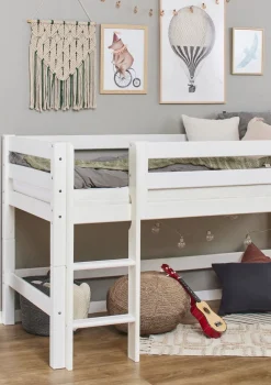 ECO Luxury' Halbhochbett weiß 200 x 90 cm