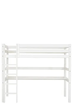 ECO Luxury' Hochbett mit Schreibtisch weiß 200 x 90 cm
