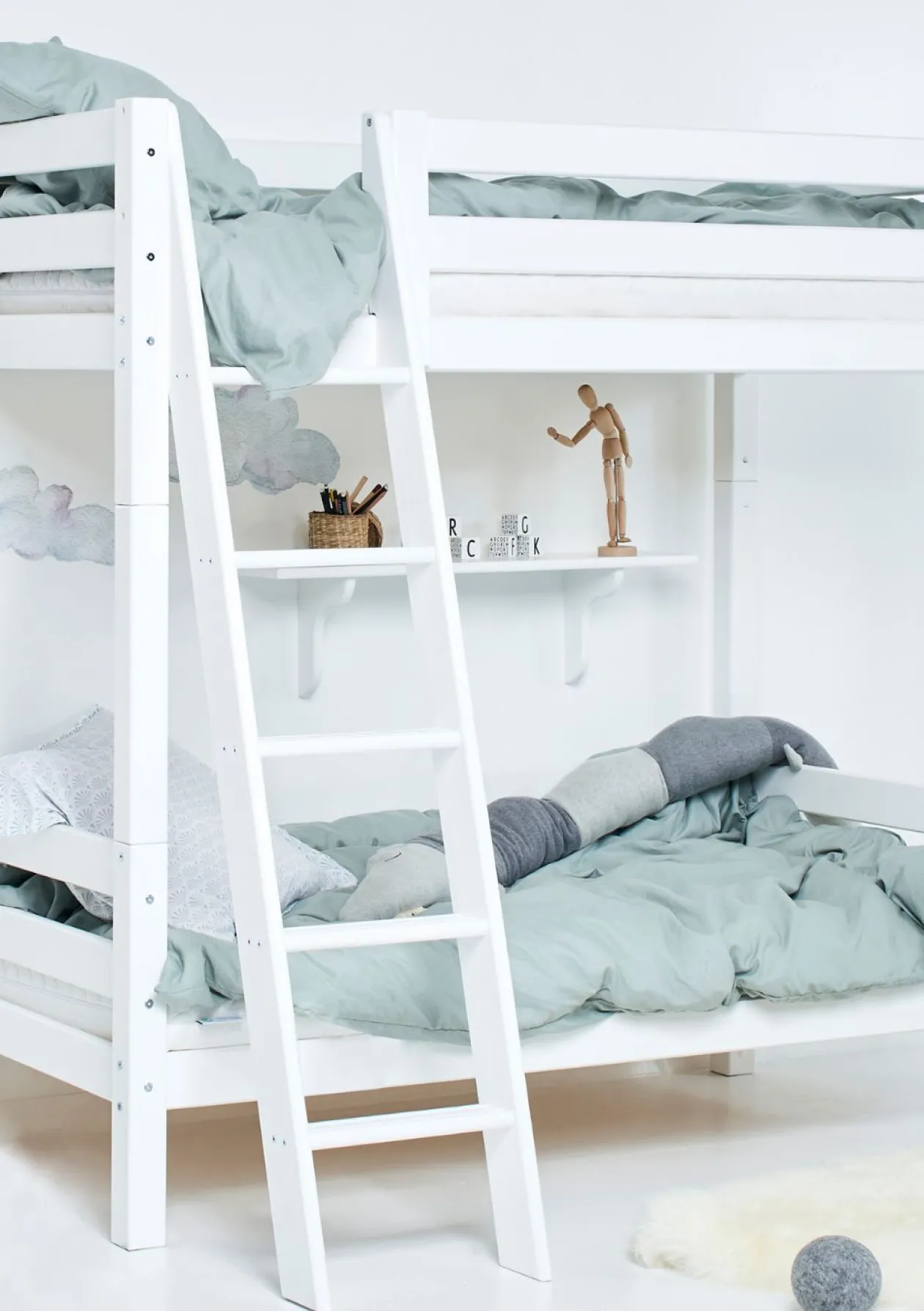 ECO Luxury' Hohes Etagenbett weiß 160 x 70 cm