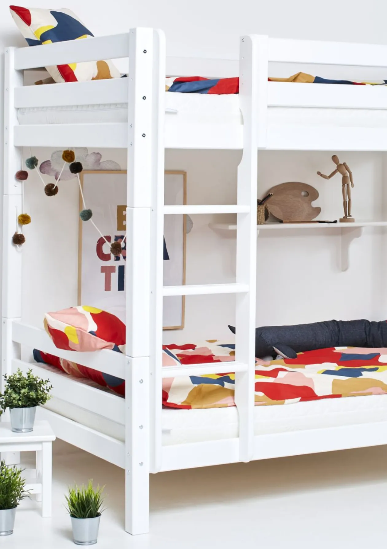 ECO Luxury' Hohes Etagenbett weiß 160 x 70 cm