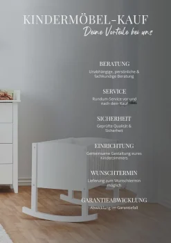 ECO Luxury' Hohes Etagenbett weiß 200 x 90 cm