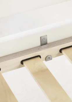 ECO Luxury' Mittelhochbett weiß 200 x 90 cm