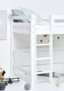 ECO Luxury' Mittelhochbett weiß 200 x 120 cm