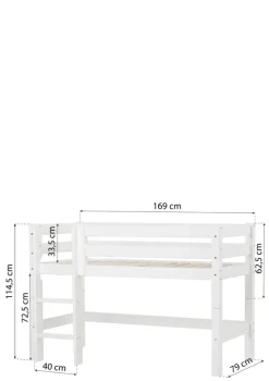 ECO Luxury' Modul für Halbhochbett weiß