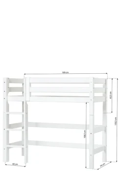 ECO Luxury' Modul für Mittelhochbett weiß