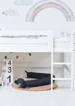 ECO Luxury' Spielbett mit Rutsche weiß 200 x 120 cm