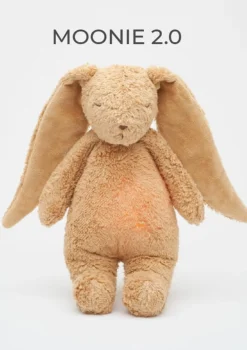 Einschlaf-Hase mit Licht 'Organic Humming Bunny 2.0' cappuccino