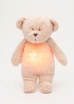 Einschlaf-Teddybär mit Licht 'Organic Humming Bear 2.0' rose