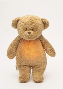 Einschlaf-Teddybär mit Licht 'Organic Humming Bear 2.0' cappuccino