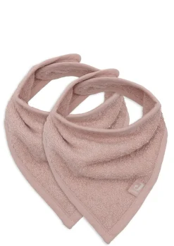 2er-Set Frottee Bandana Lätzchen Wild Rose