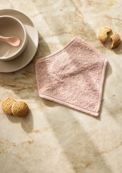 2er-Set Frottee Bandana Lätzchen Wild Rose