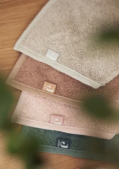 2er-Set Frottee Bandana Lätzchen Nougat