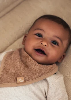 2er-Set Frottee Bandana Lätzchen Biscuit