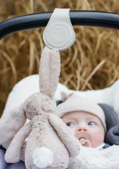 2er-Set Magnet-Clips Leder Beige