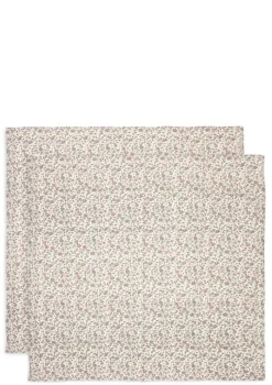 2er-Set Mulltücher Retro Flowers 115 x 115 cm