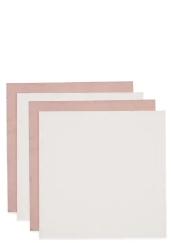 4er-Set Mulltücher Wild Rose 70 x 70 cm