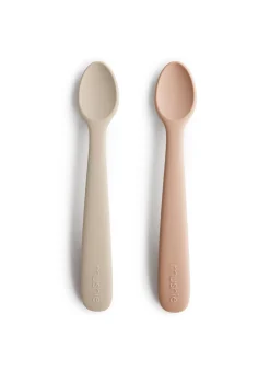 2er-Set Silikon Babylöffel Cambridge Blush & Shifting Sand