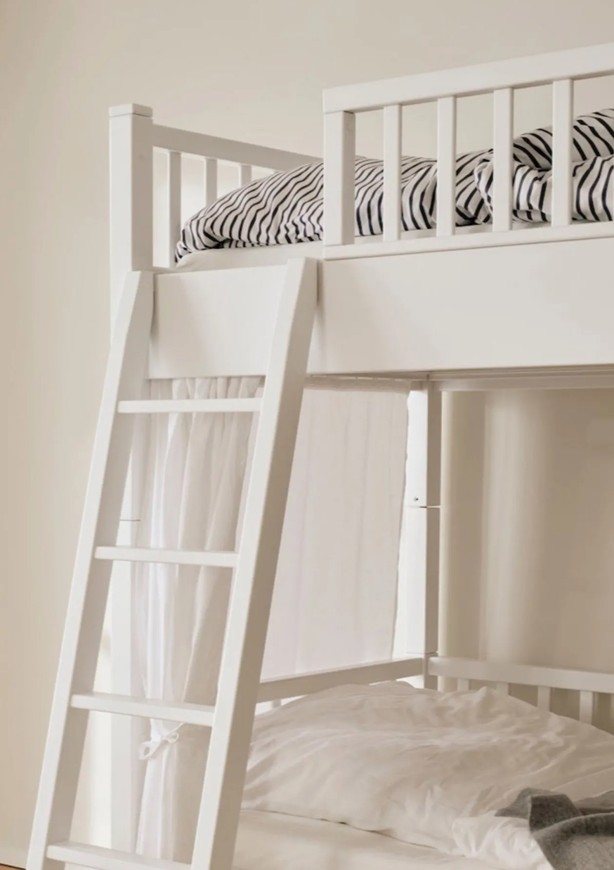 Etagenbett hoch weiß 200 x 90 cm