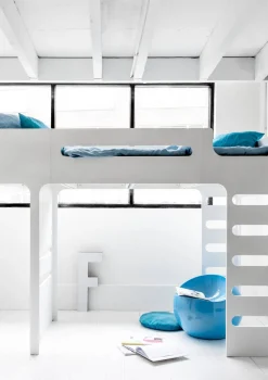 F Hochbett White 200 x 90 cm