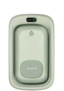 faltbare Badewanne 'Indigo Plus' inkl. Mesh-Einhang für Neugeborene Sage Green