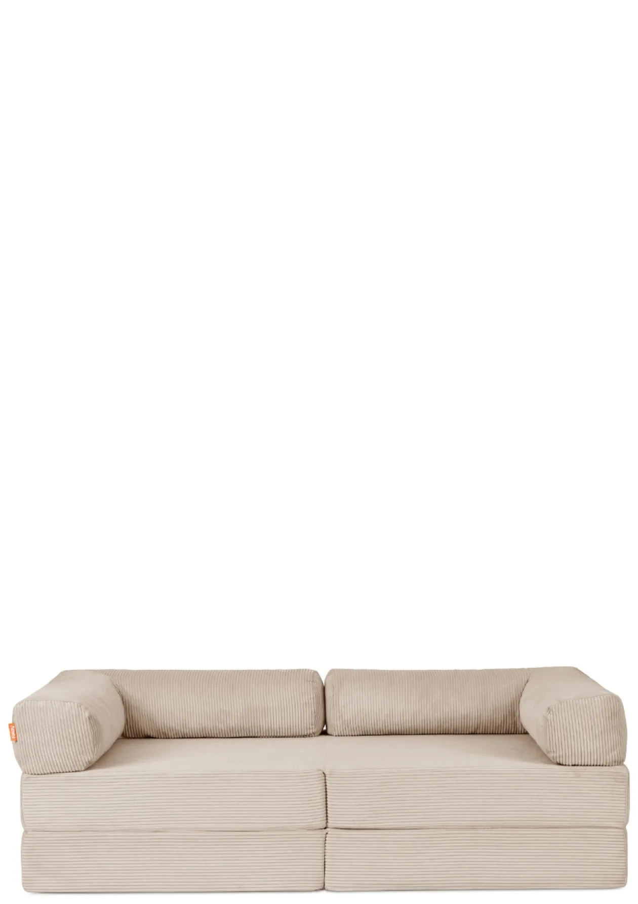 Family Sofa Cord Creme Beige