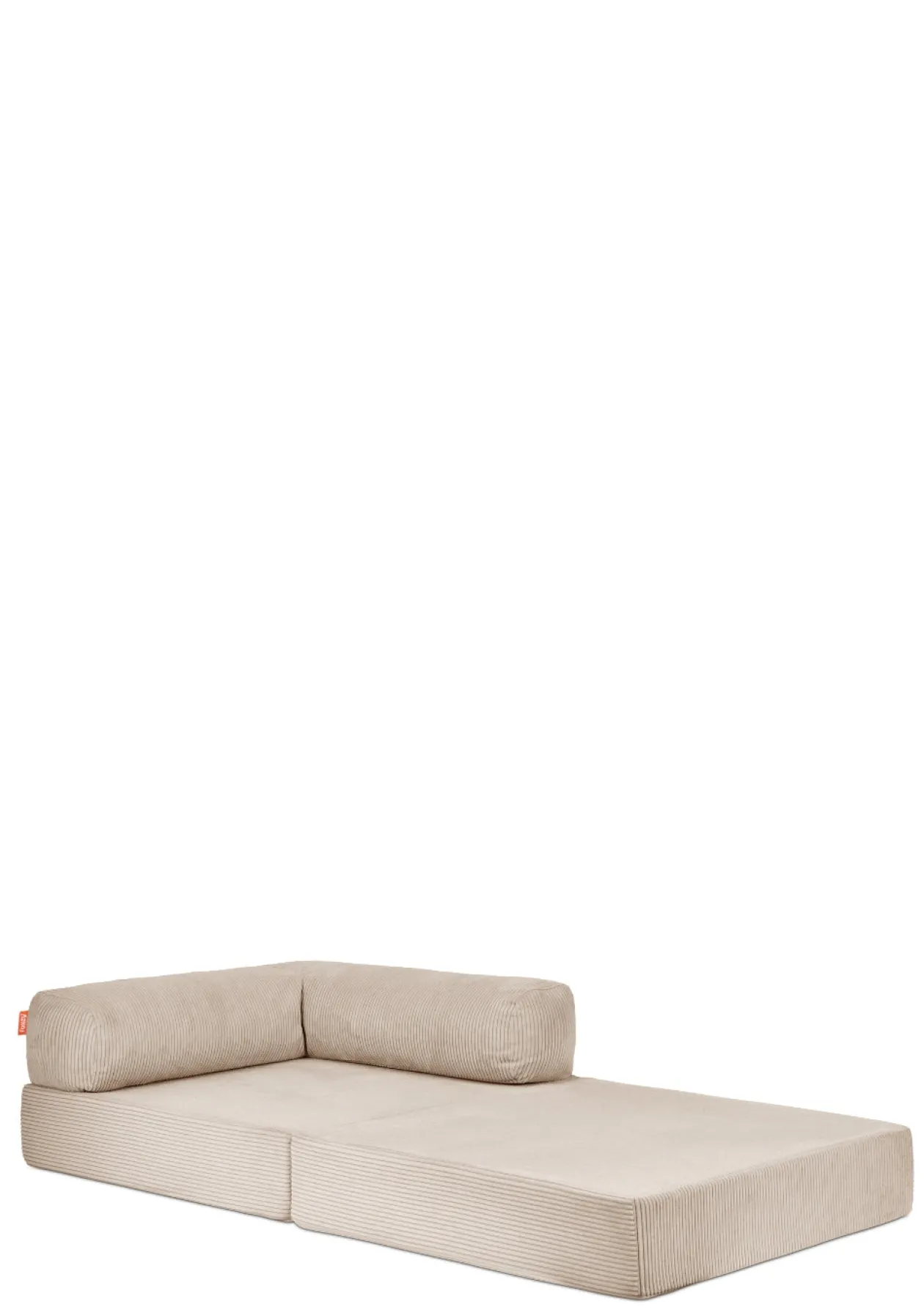 Family Sofa Cord Creme Beige