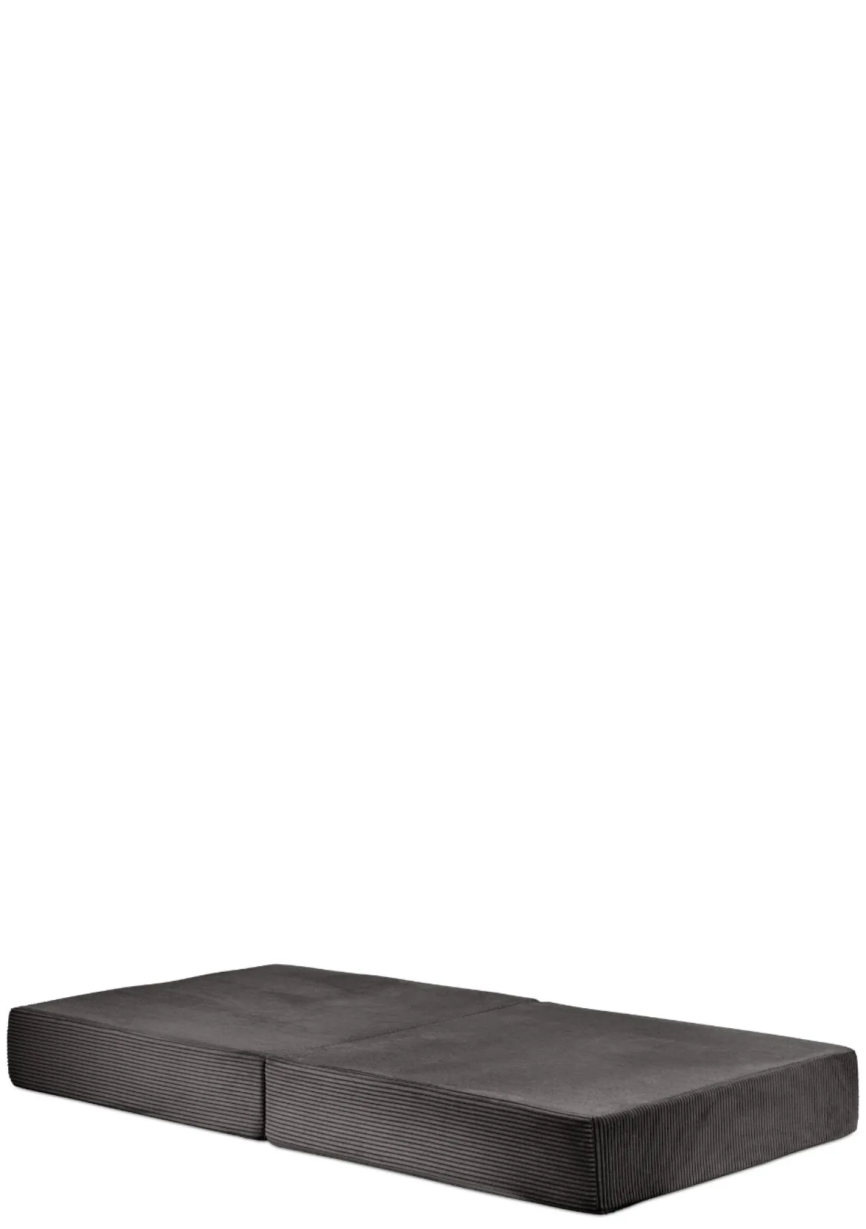 Family Sofa Cord Kiesel Grau