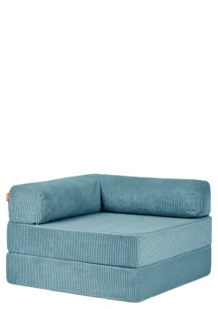 Family Sofa Cord Lagune Blau