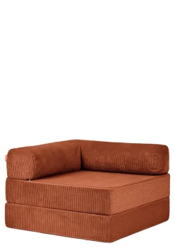 Family Sofa Cord Rost Orange
