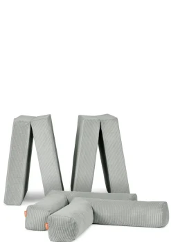 Family Sofa Cord Salbei Grün