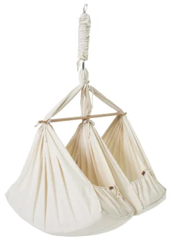 Federwiege 'Basic' für Zwillinge Natur