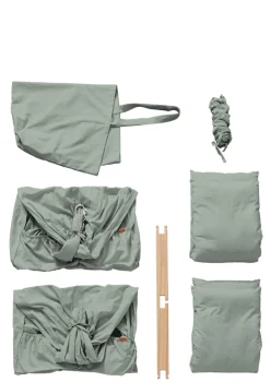 Federwiege 'Basic' für Zwillinge Grün