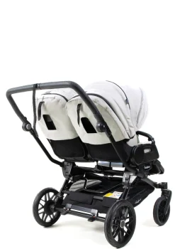 Geschwister-Kinderwagen-Set 'Double SENTO FLAT+' Urban Pearl