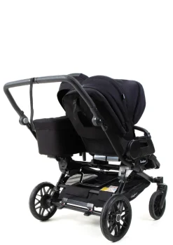 Geschwister-Kinderwagen-Set 'Double SENTO FLAT+' Urban Black