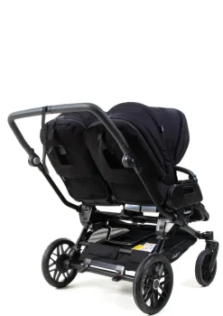 Geschwister-Kinderwagen-Set 'Double SENTO FLAT+' Urban Black