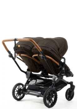 Geschwister-Kinderwagen-Set 'Double SENTO ERGO+' Outdoor Brown