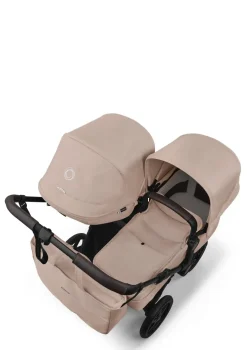 Geschwisterwagen-Set 'Donkey 6 Duo' Desert Taupe Mélange