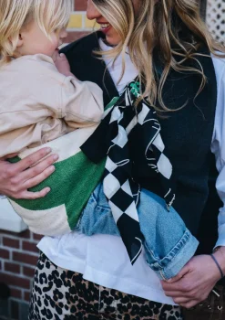 Großes Tuch Schachbrettmuster