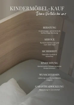 halbhohes Hochbett 'Wood Mini+' weiß / Eiche 162 x 68 cm