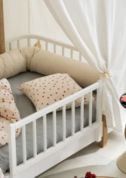 Hausbett 'Wood Original' Weiß / Eiche 200 x 90 cm