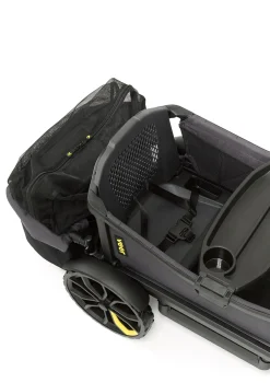 Hecktasche dunkelgrau / schwarz