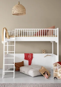 Hochbett 'Seaside Classic' weiß 200 x 90 cm